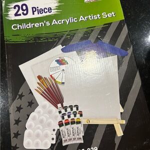 Children's Acrylic Artist Set - 29 Piece